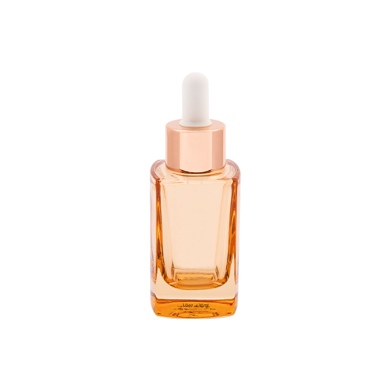 30 ml różowej szklanej butelki z kropl