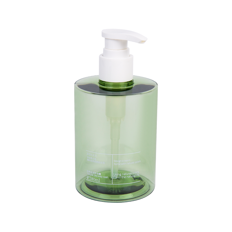 300 ml elegancka zielona butelka pompowa Petg